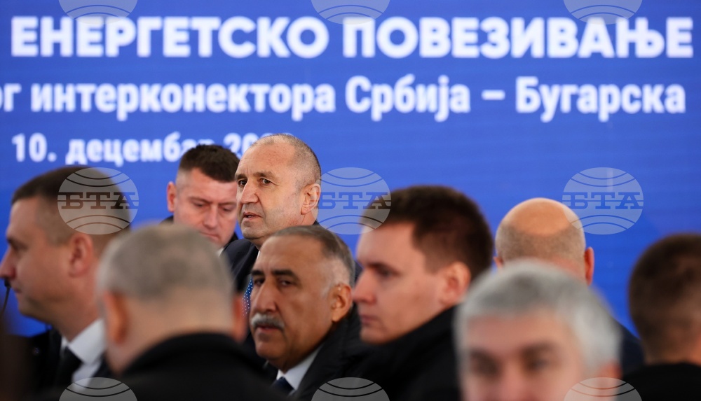 President Radev: Bulgaria-Serbia Gas Interconnector Is Guarantee for Diversification and Security