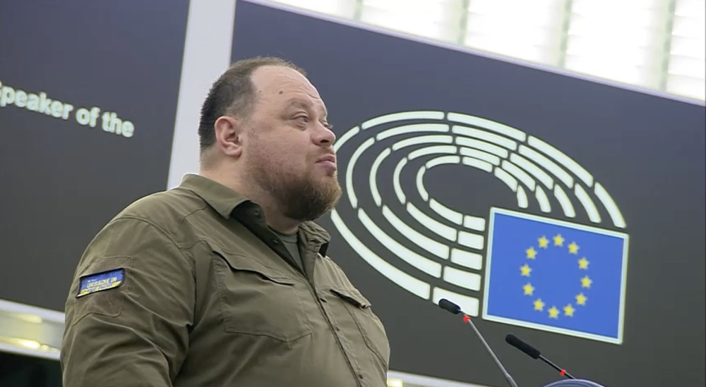 Украйна остава благодарна и непобедена в борбата си за свобода, каза в Страсбург председателят на Върховната рада