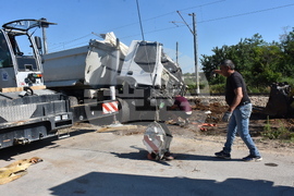  Димово - гара Орешец - жп прелез - инцидент - възстановено движение - разчистване 