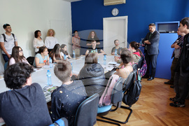 БТА - ученици - проект -  медийна грамотност на Балканите