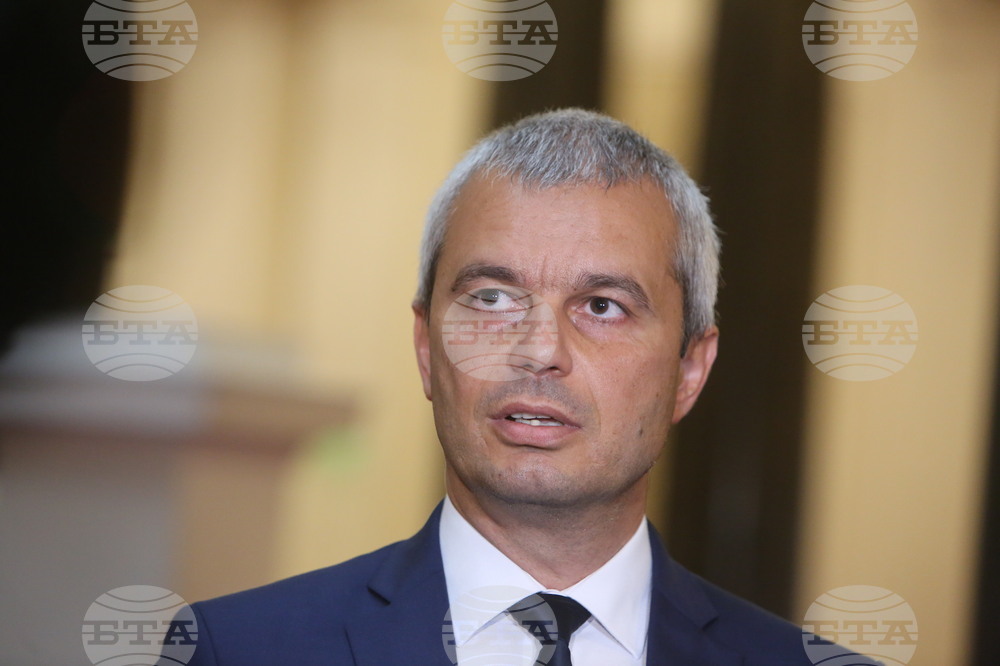 Парламент - Костадин Костадинов - брифинг