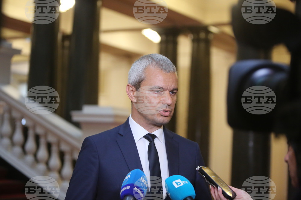 Парламент - Костадин Костадинов - брифинг