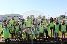  Село Кубратово - Борислав Сандов - ученици - пречиствателна станция