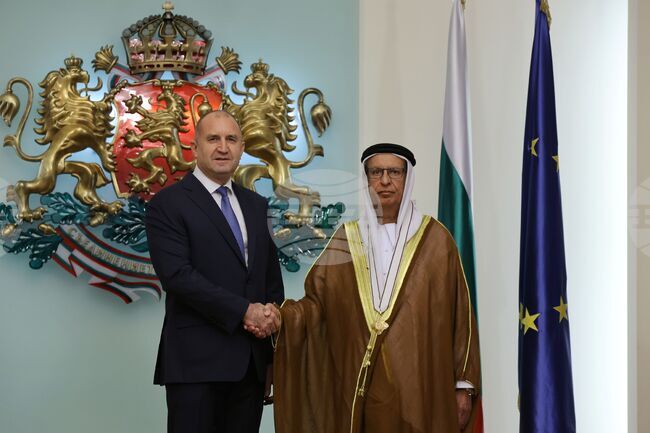 Румен Радев - Султан Рашид Алкайтуб Алнуайни - орден „Мадарски конник“ първа степен