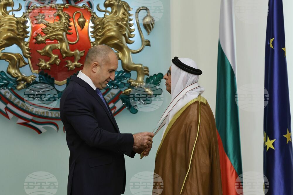 Румен Радев - Султан Рашид Алкайтуб Алнуайни - орден „Мадарски конник“ първа степен