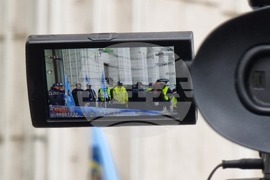 Румъния - Националнен синдикат на полицаите и наетите служители (SNPPC) - протест
