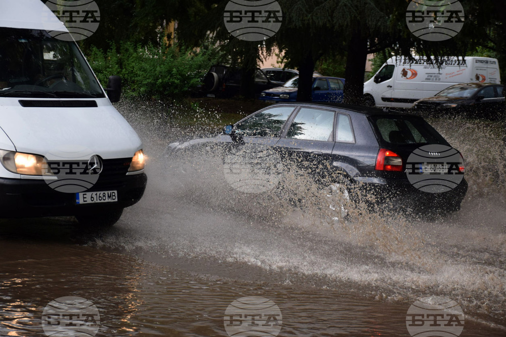 Благоевград - буря - наводнения