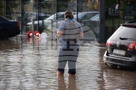 Благоевград - буря - наводнения