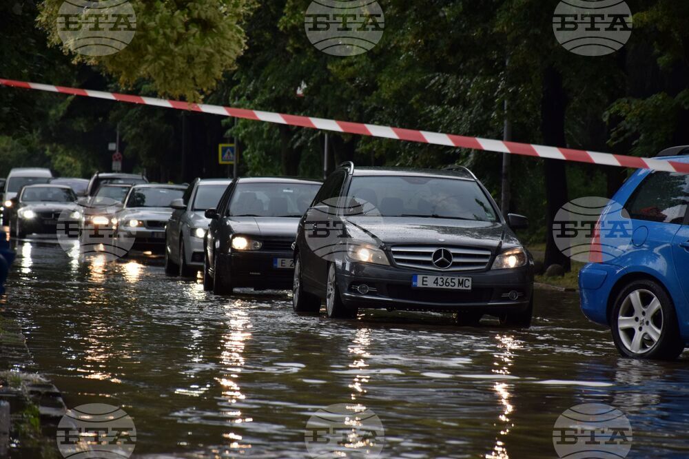 Благоевград - буря - наводнения