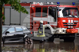 Благоевград - буря - наводнения
