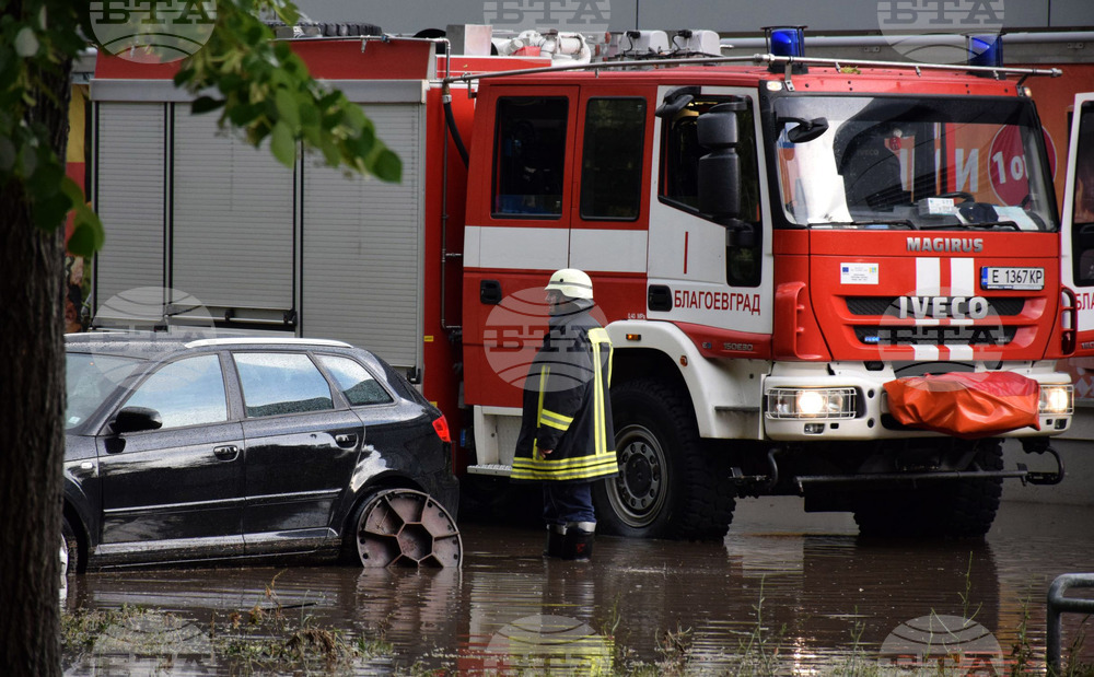 Благоевград - буря - наводнения