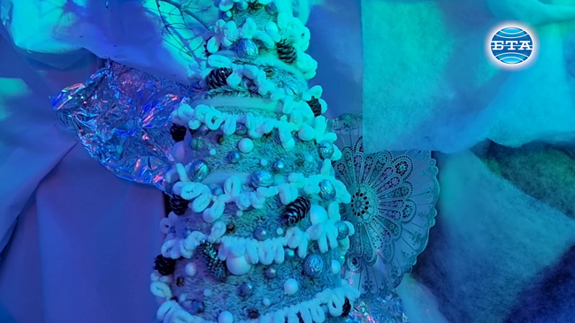 Коледна артинсталация „Бяла приказка“ отвори врати във Видин