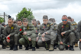 Село Тюленово - подполковник Валентин Терзиев - паметна плоча – Снимка: Александра Антонова