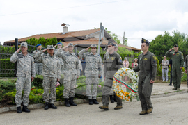 Село Тюленово - подполковник Валентин Терзиев - паметна плоча – Снимка: Александра Антонова