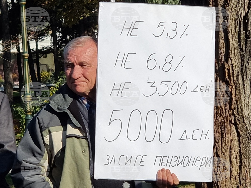 Република Северна Македония - пенсионери - протест