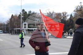 Паметника на Съветската армия - БСП - протест