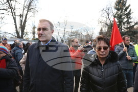 Паметника на Съветската армия - БСП - протест