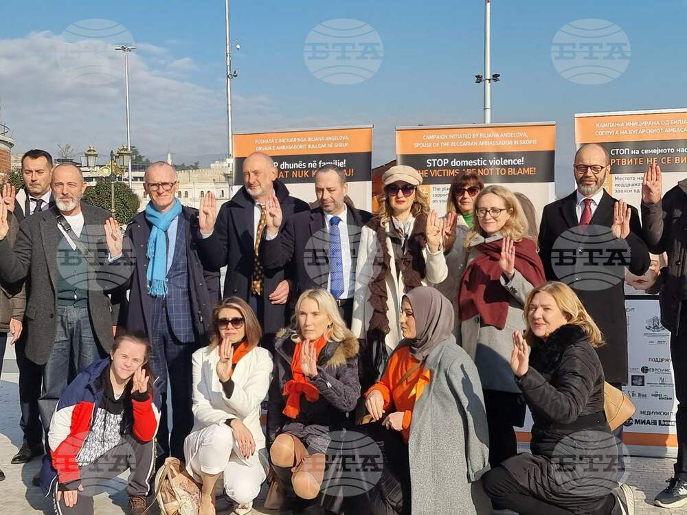 Rally against Domestic Violence Held for Third Year Running in Skopje