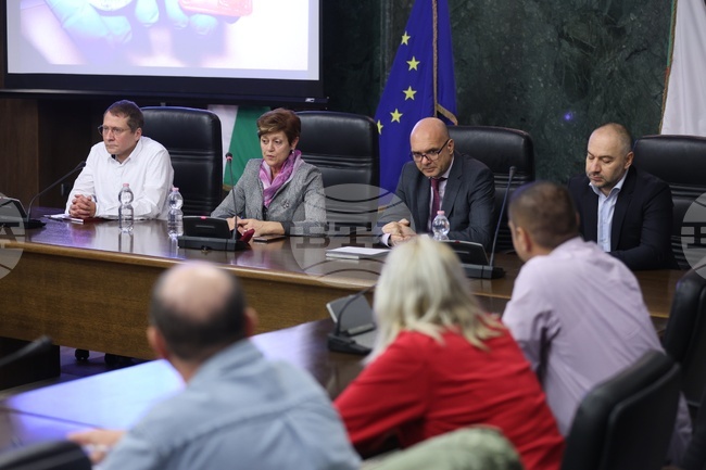 Съдебна палата - брифинг 