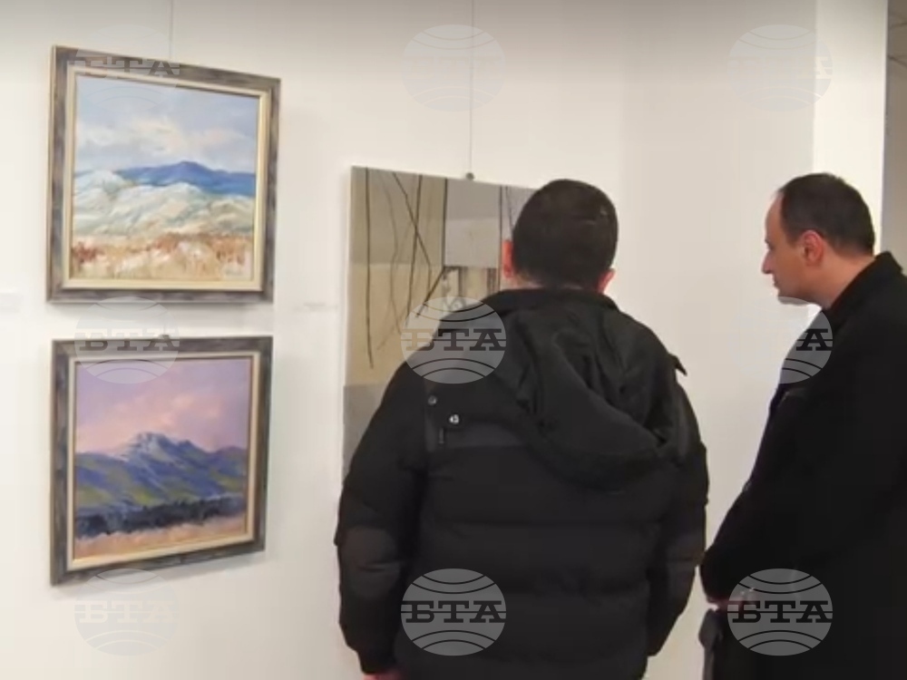 Ямболските художници подредиха традиционната си коледна изложба