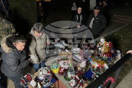 Село Енина - елха - коледни светлини