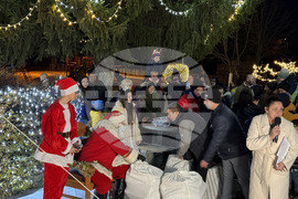 Село Енина - елха - коледни светлини