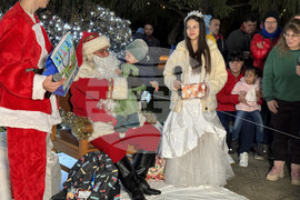 Село Енина - елха - коледни светлини