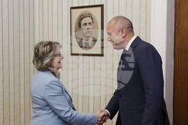 Румен Радев - Елиза Ферейра - среща