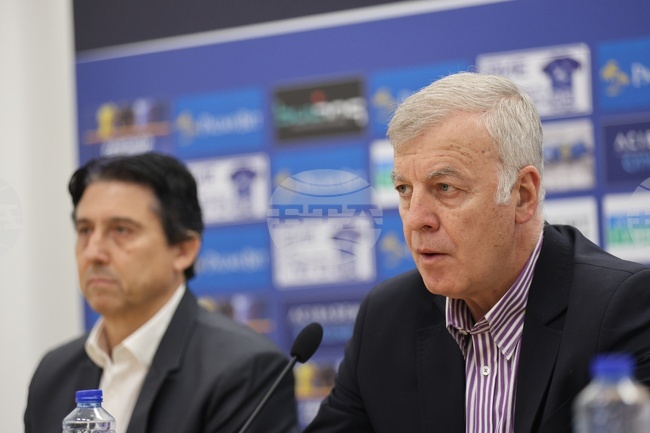 Стадион "Георги Аспарухов" - пресконференция - ПФК Левски