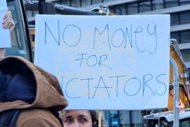 Франция - Европейски парламент в Страсбург - протест