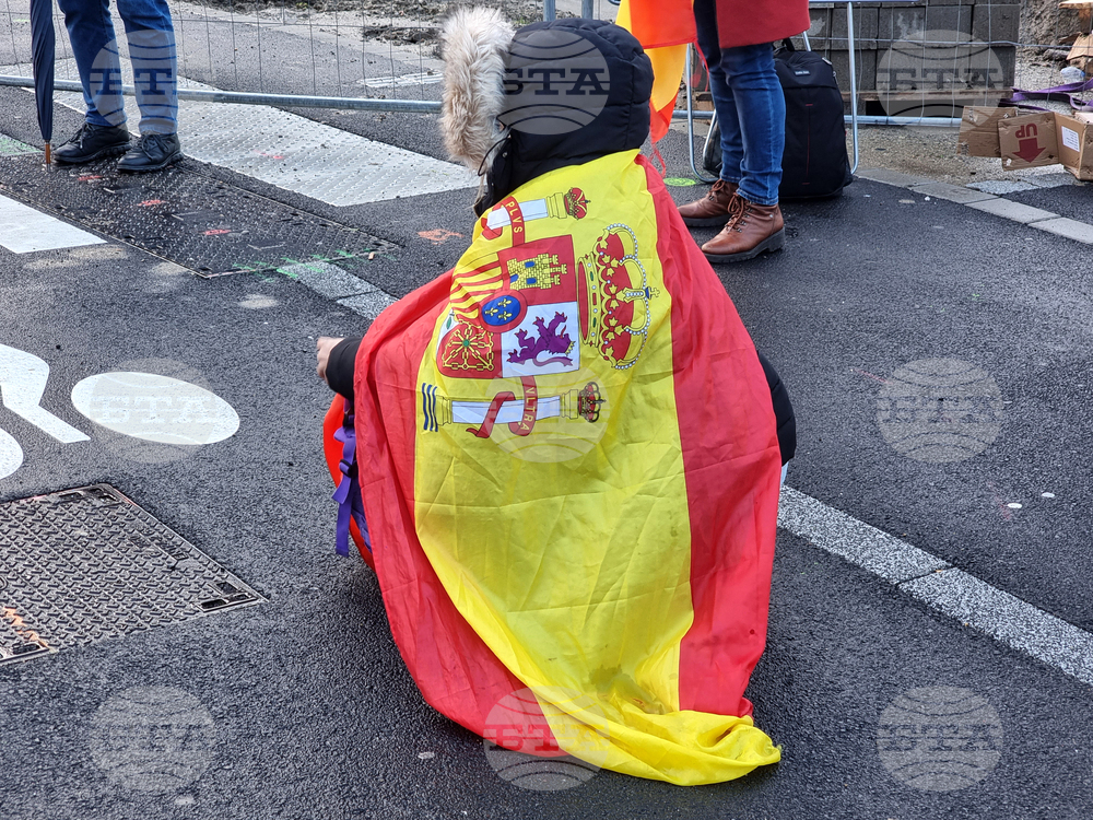 Франция - Европейски парламент в Страсбург - протест