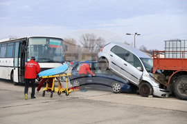 Авиобаза Чешнегирово - Мащабно учение „Крупно пътнотранспортно произшествие, предизвикано от влошени метеорологични условия”