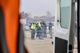 Авиобаза Чешнегирово - Мащабно учение „Крупно пътнотранспортно произшествие, предизвикано от влошени метеорологични условия”