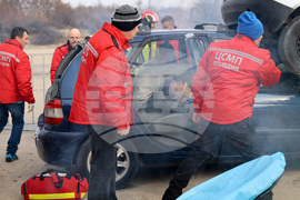 Авиобаза Чешнегирово - Мащабно учение „Крупно пътнотранспортно произшествие, предизвикано от влошени метеорологични условия”