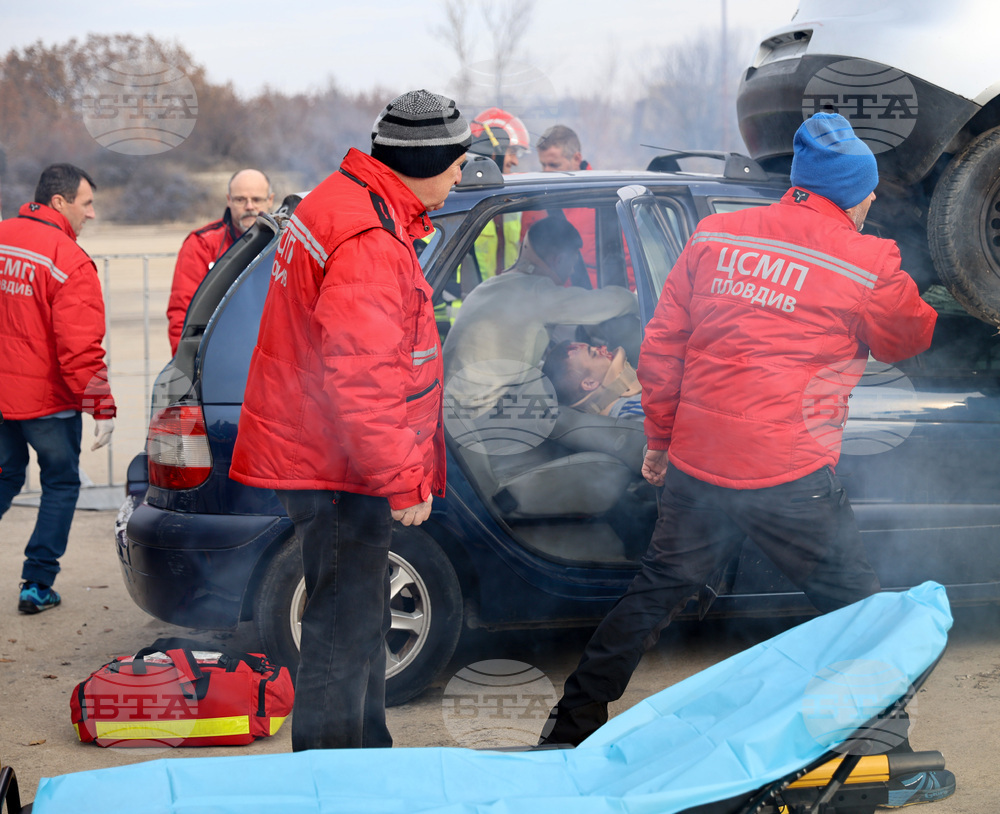 Авиобаза Чешнегирово - Мащабно учение „Крупно пътнотранспортно произшествие, предизвикано от влошени метеорологични условия”
