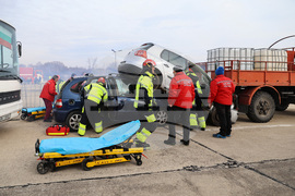 Авиобаза Чешнегирово - Мащабно учение „Крупно пътнотранспортно произшествие, предизвикано от влошени метеорологични условия”