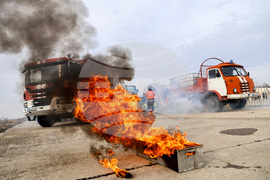 Авиобаза Чешнегирово - Мащабно учение „Крупно пътнотранспортно произшествие, предизвикано от влошени метеорологични условия”