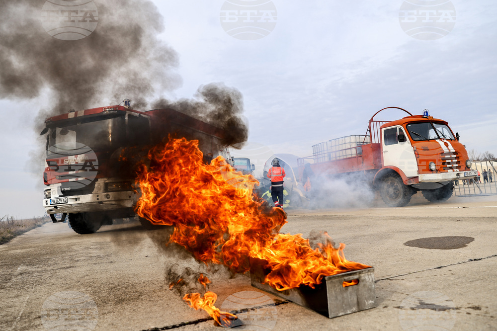 Авиобаза Чешнегирово - Мащабно учение „Крупно пътнотранспортно произшествие, предизвикано от влошени метеорологични условия”