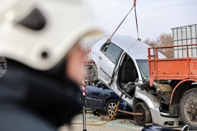 Авиобаза Чешнегирово - Мащабно учение „Крупно пътнотранспортно произшествие, предизвикано от влошени метеорологични условия”