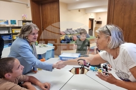 Видин - еврокомисар Елиза Ферейра - посещение