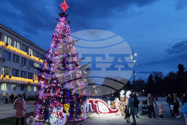 Търговище - коледно настроение - светлини