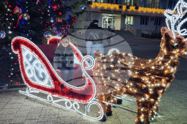 Търговище - коледно настроение - светлини