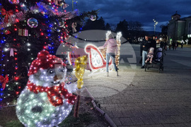 Търговище - коледно настроение - светлини