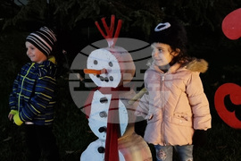 Ямбол - община Тунджа - коледна елха - светлини