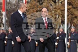 Румен Радев - Байрам Бегай - посрещане