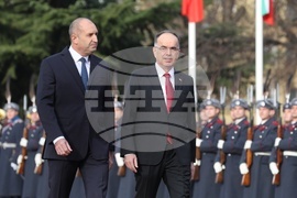 Румен Радев - Байрам Бегай - посрещане