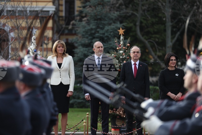 Румен Радев - Байрам Бегай - посрещане