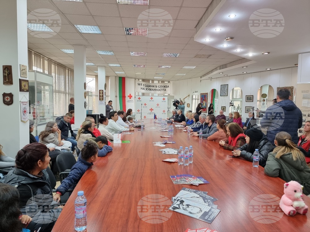 Български Червен кръст - пострадали деца - помощ