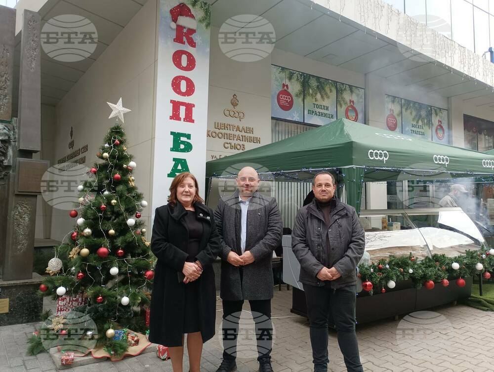 Български фермерски съюз: Коледен фермерски базар отвори в София