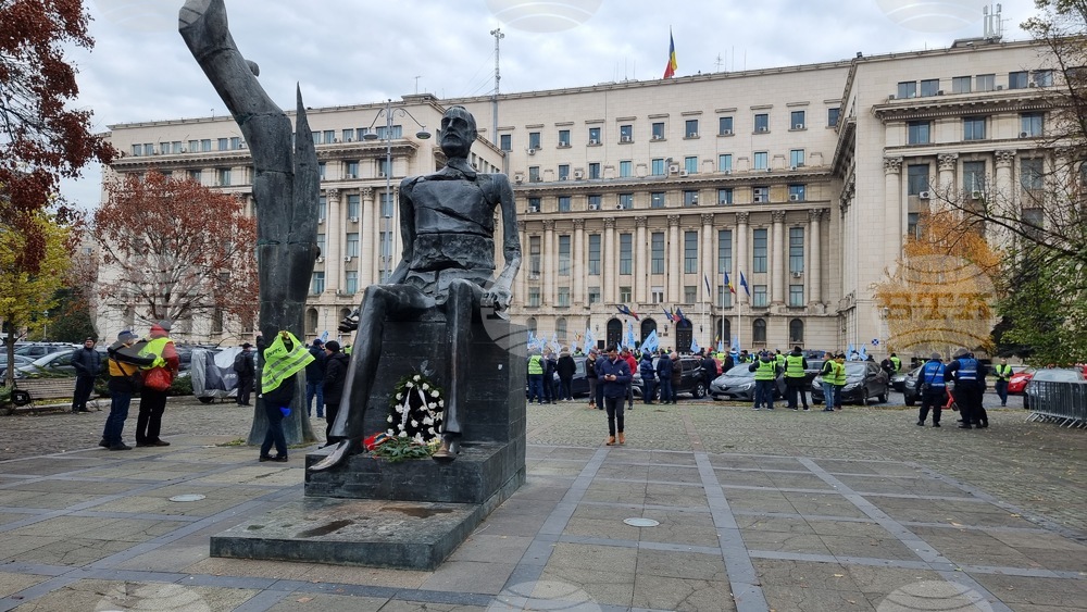 Румъния - полицаи - протест